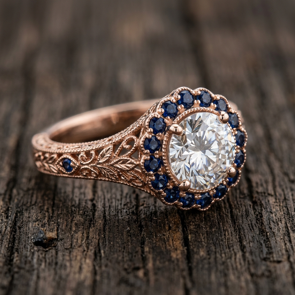 safir_detayli_tektas_1775798459424 Vintage Esintili Safir Detaylı Tektaş